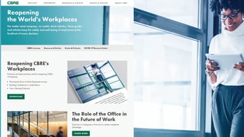 CBRE - Repopening the worlds workplaces