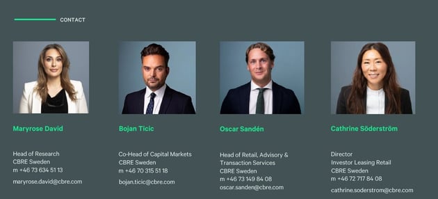 CBRE retail market figures advisors