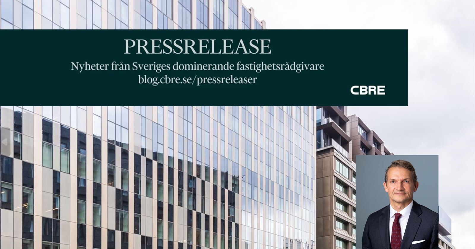 CBRE tillkännager idag nya ledarroller i Sverige som träder i kraft den 1 januari 2026. 